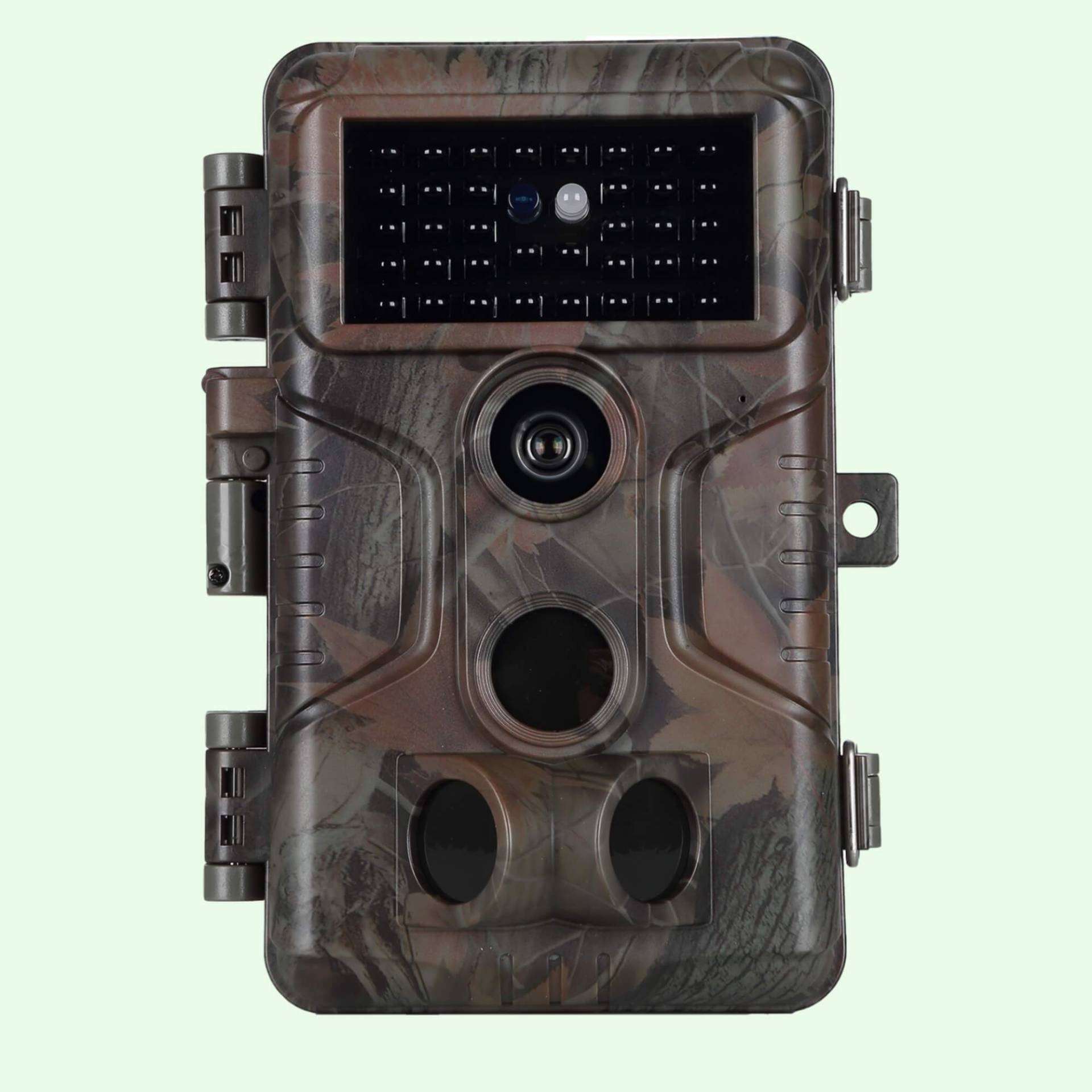 Wildkamera jagd 24MP 1296p Video mit audio und Bewegungsmelder Nachtsicht max. Entfernung bis 100Füße, 0,1s Trigger Geschwindigkeit, Wasserdicht IP66 | A323 von BlazeVideo