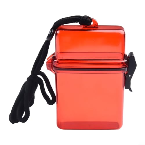 BlissfulAbode Organisieren Sie Ihre Gegenstände auf Outdoor-Ausflügen, wasserdichte Sporttasche mit Umhängeband, rot von BlissfulAbode