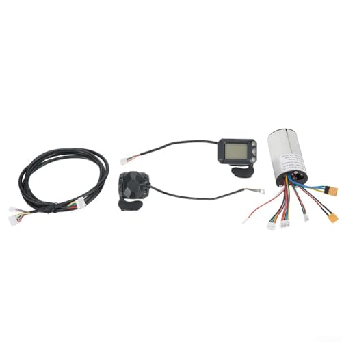 Kohlefaser-Elektro-Scooter-Fahrrad, LCD-Monitor, EABS-Bremsset, 24 V/36 V Controller, 5 5-Zoll-Räder (36 V) von BlissfulAbode