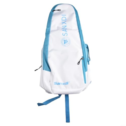 Praktische Tennis-Paddel-Handtasche, Geschäfts- und Schulgebrauch, 35 l Fassungsvermögen, Blau (Blau) von BlissfulAbode