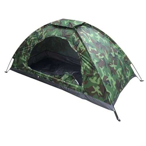 BlissfulAbode Ultraleichtes, tragbares Camping-Gartenzelt, Anti-UV-Beschichtung, Pop-Up-Campingzelt für Strand, Outdoor, Reisen, Wandern, Camping, Jagd, Angeln (1 Person Camouflage), 1183015129 von BlissfulAbode