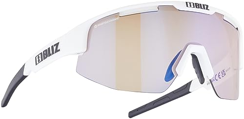 Bliz Matrix Photochromic Sportbrille, matt white-brown w blue multi von Bliz