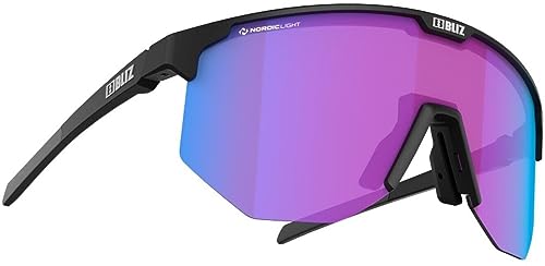 Bliz Hero Small Nordic Light Sportbrille, matt black-violet blue multi von Bliz
