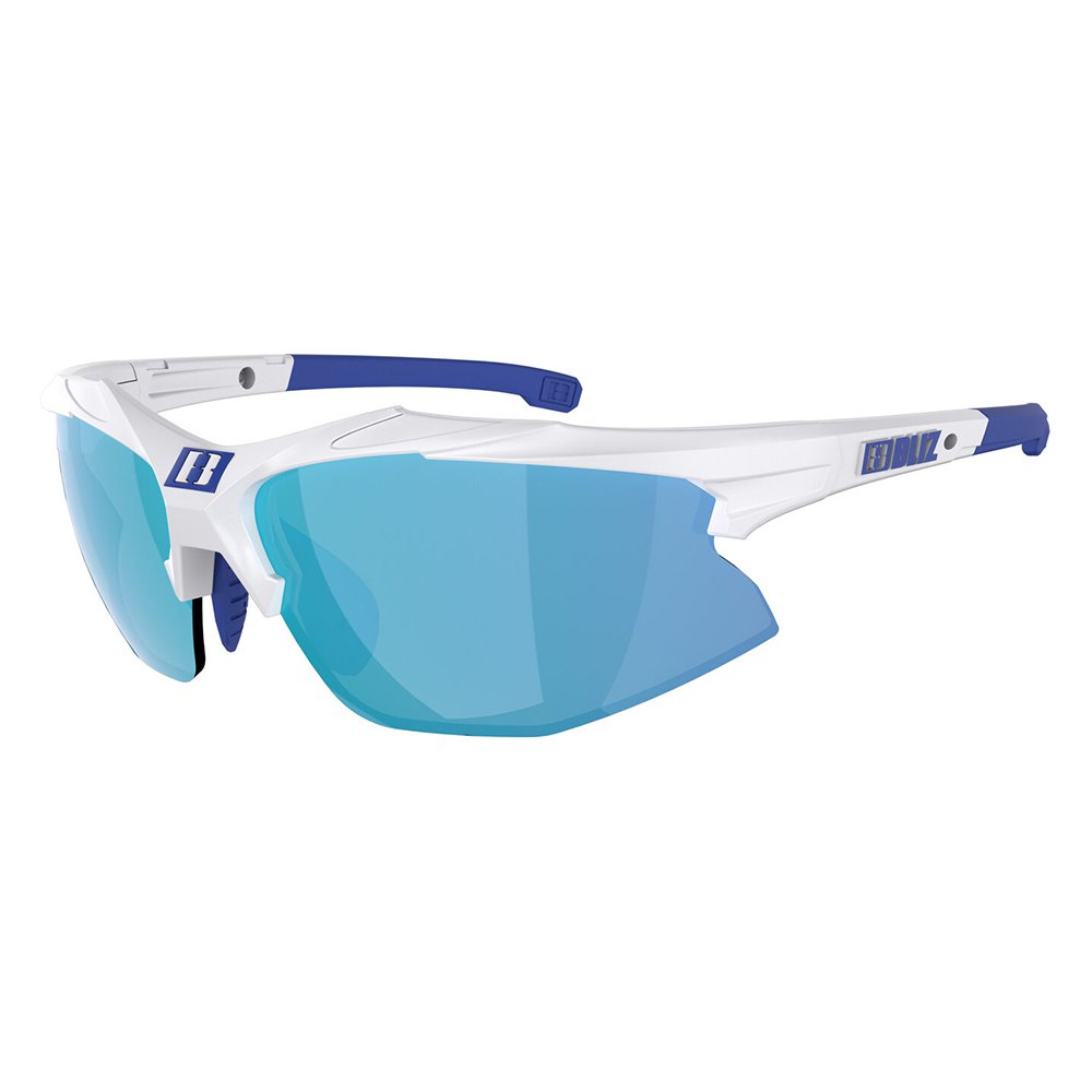 Bliz Hybrid Sunglasses Weiß Smoke With Blue Multi/CAT3 von Bliz