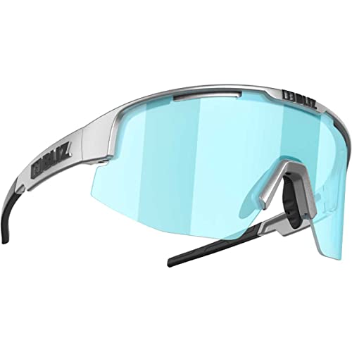 Bliz Matrix Sportbrille, metallic silver-smoke ice blue von Bliz