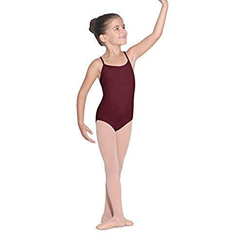 Bloch Girls Dance Mädchen Gymnastikanzug Parem Microlux Camisole, Mädchen, burgunderfarben, 8-10 von Bloch