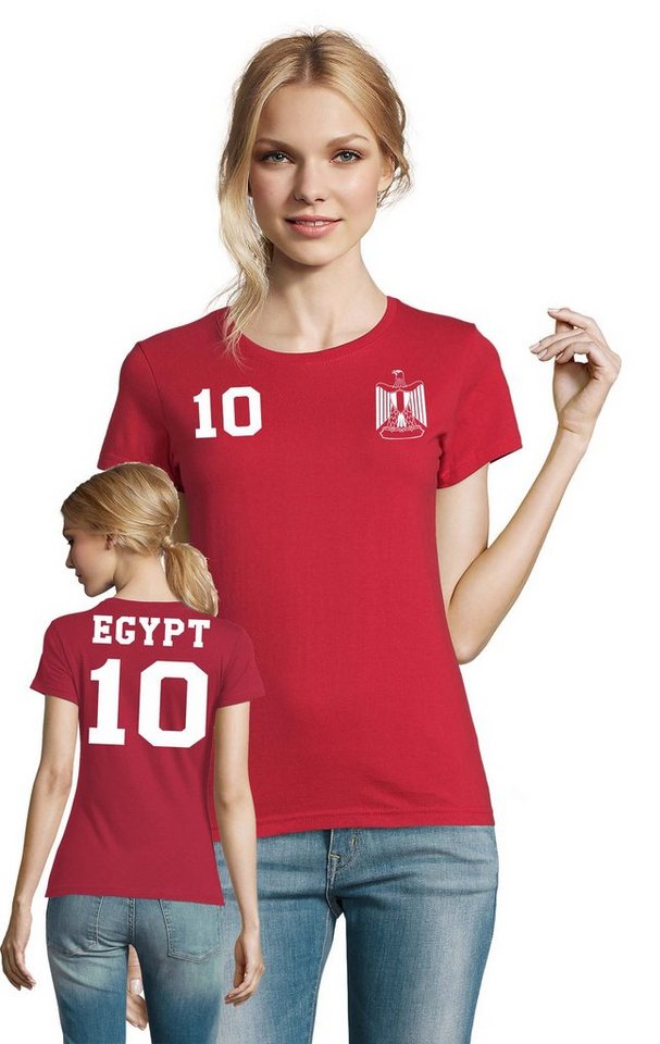 Blondie & Brownie T-Shirt Ägypten Egypt Tunesia Sport Trikot Fußball Meister WM Afrika Cup von Blondie & Brownie