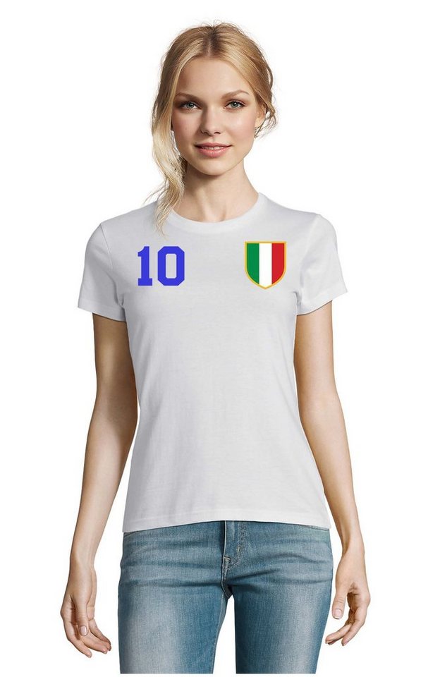 Blondie & Brownie T-Shirt Damen Italien Sport Trikot Fußball Handball Meister WM EM von Blondie & Brownie