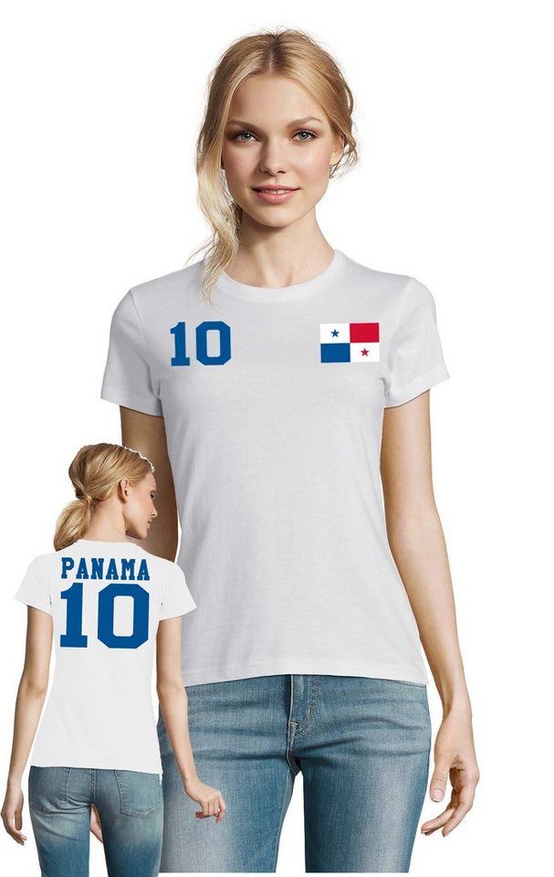 Blondie & Brownie T-Shirt Damen Panama Sport Trikot Fußball Weltmeister WM Copa America von Blondie & Brownie