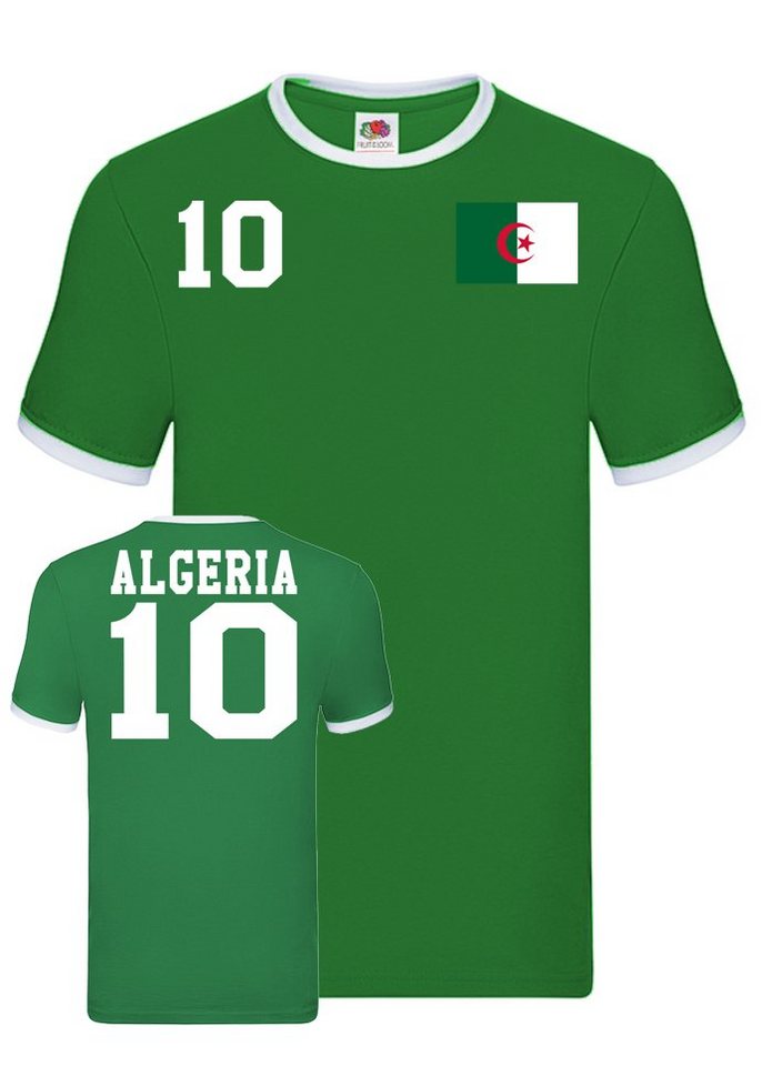 Blondie & Brownie T-Shirt Herren Algerien Algeria Sport Trikot Fußball Weltmeister WM Afrika von Blondie & Brownie