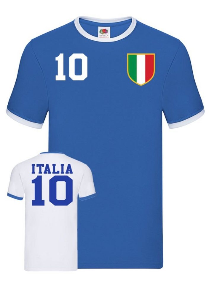 Blondie & Brownie T-Shirt »Herren Italien Sport Trikot Fußball Handball Meister WM EM« von Blondie & Brownie