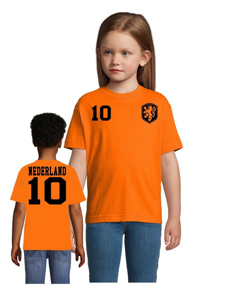 Blondie & Brownie T-Shirt Kinder Niederlande Holland Sport Trikot Fußball Meister WM EM von Blondie & Brownie
