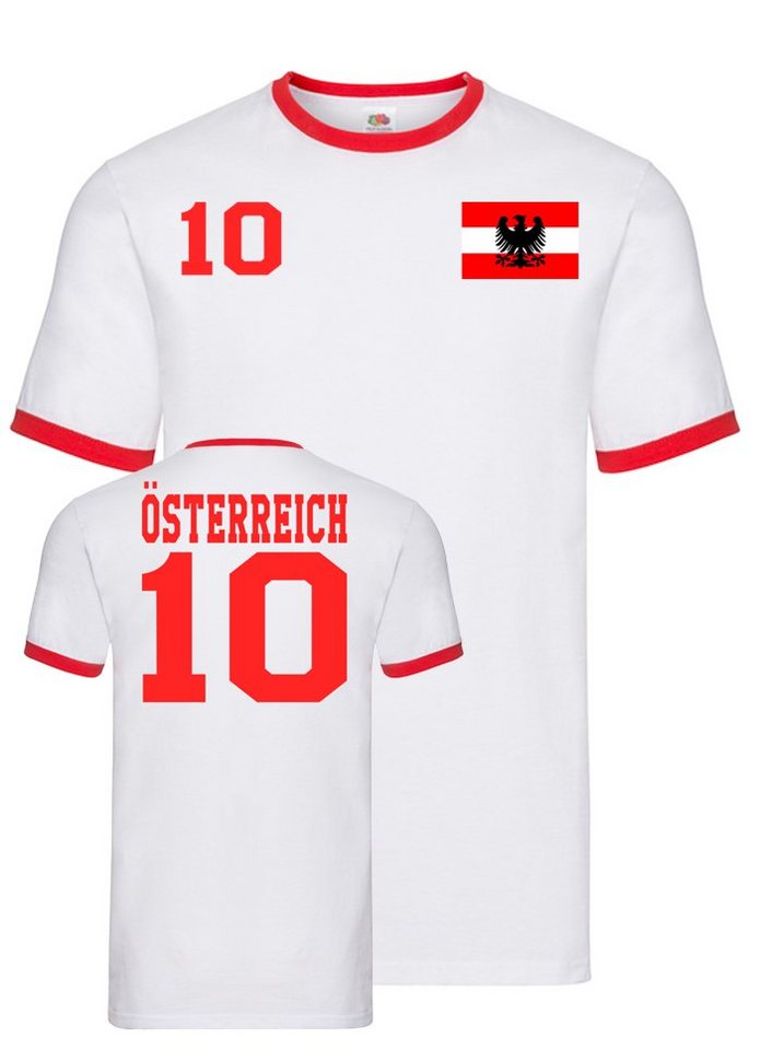 Blondie & Brownie T-Shirt »Österreich Austria Sport Trikot Fußball Meister WM Europa EM« von Blondie & Brownie