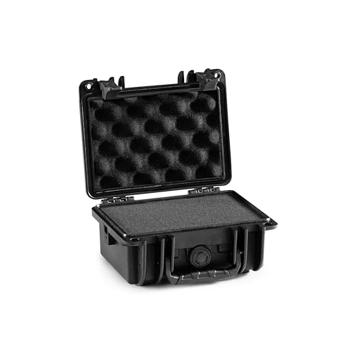 BluBox Kleine wasserdichte Tragetasche – kompakter 19 x 12 x 8 cm Innenraum, Schutzart IP67 für Elektronik, Werkzeuge und persönliche Gegenstände, mit anpassbarer Schaumstoffeinlage von BluBox