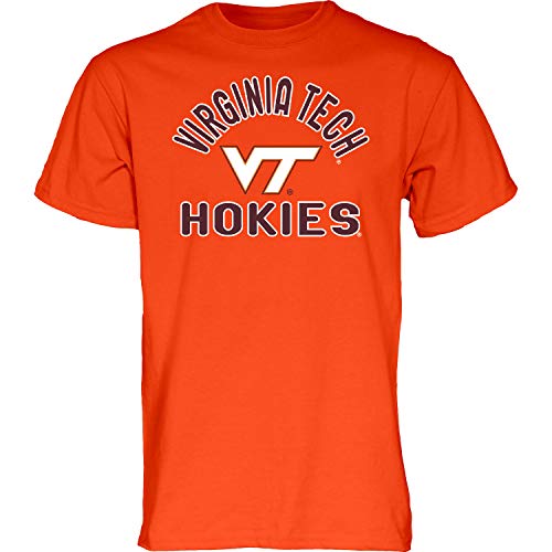 Blue 84 Herren T-Shirt Line Up Sekundärfarbe, Virginia Tech Hokies Orange, Medium von Blue 84