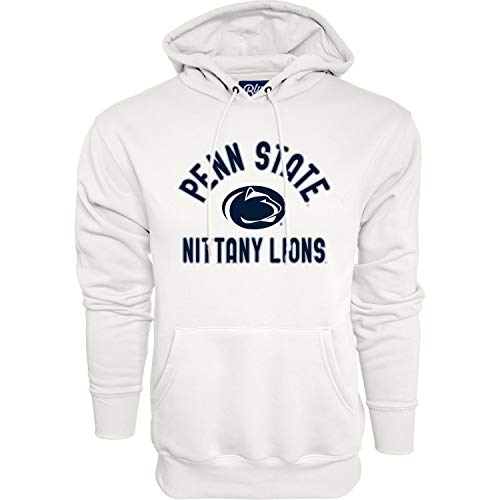 Blue 84 NCAA Penn State Nittany Lions Mens Hoodie Line Up Secondary Color, Penn State Nittany Lions White, Large von Blue 84
