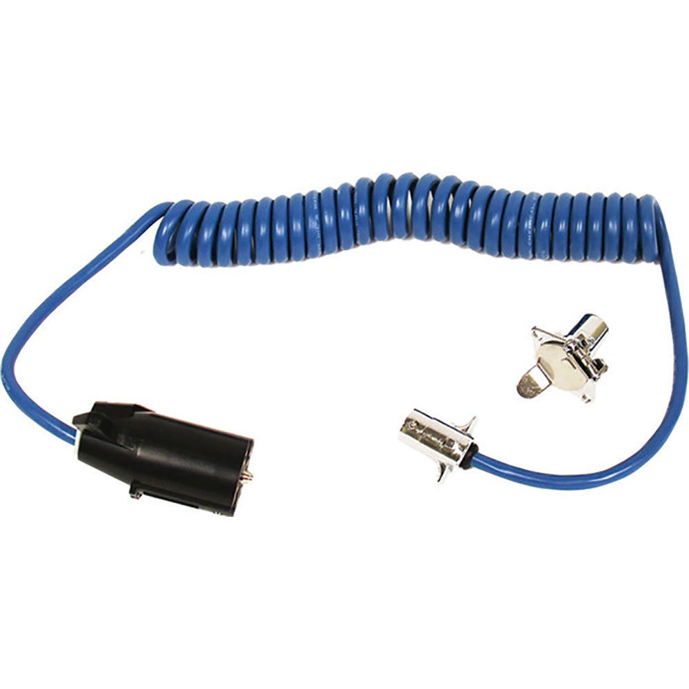 Blue Ox 7-4 Coiled Electrical Cable Kit Silber von Blue Ox