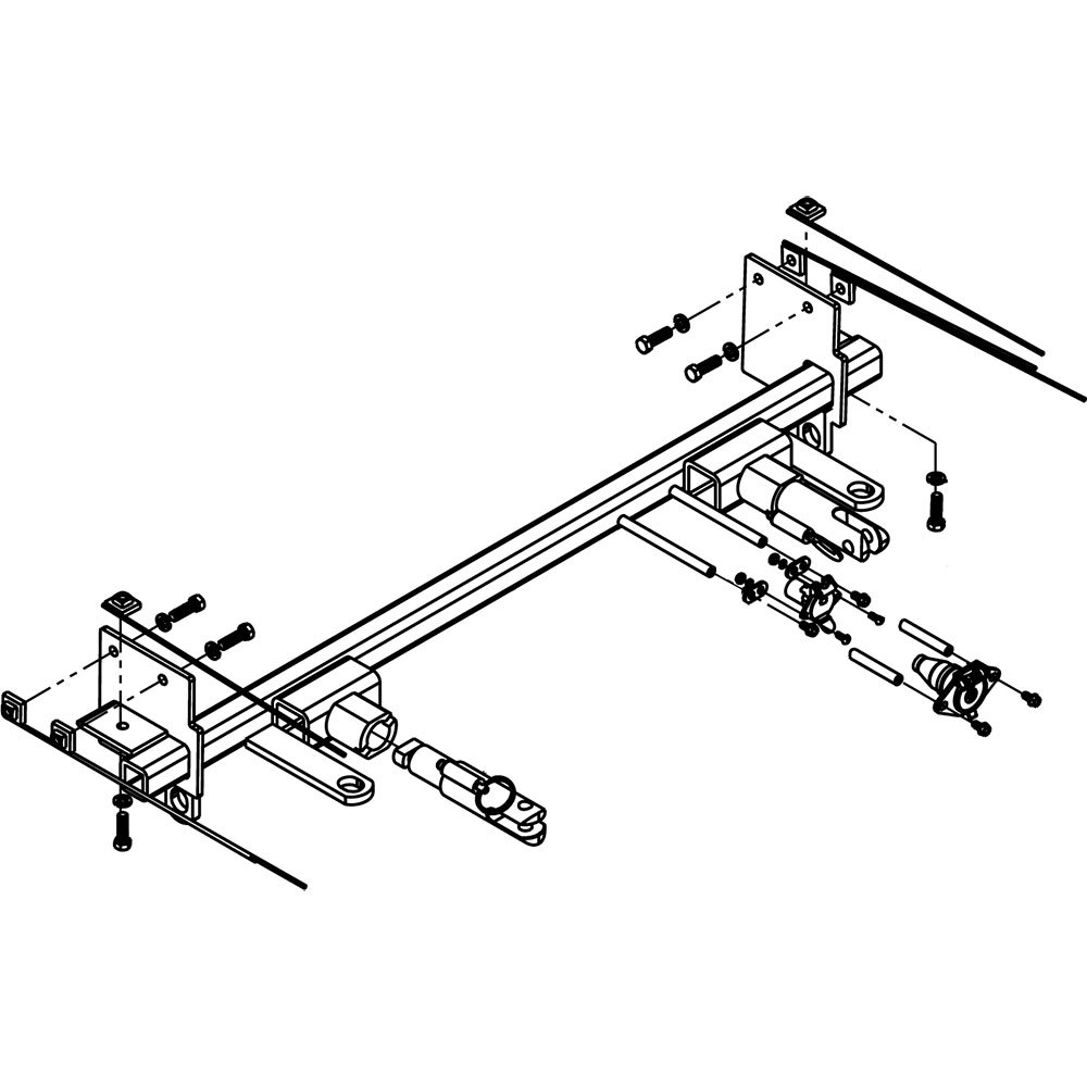 Blue Ox Chevrolet Spark Lt Tow Bar Base Plate Support Grau von Blue Ox