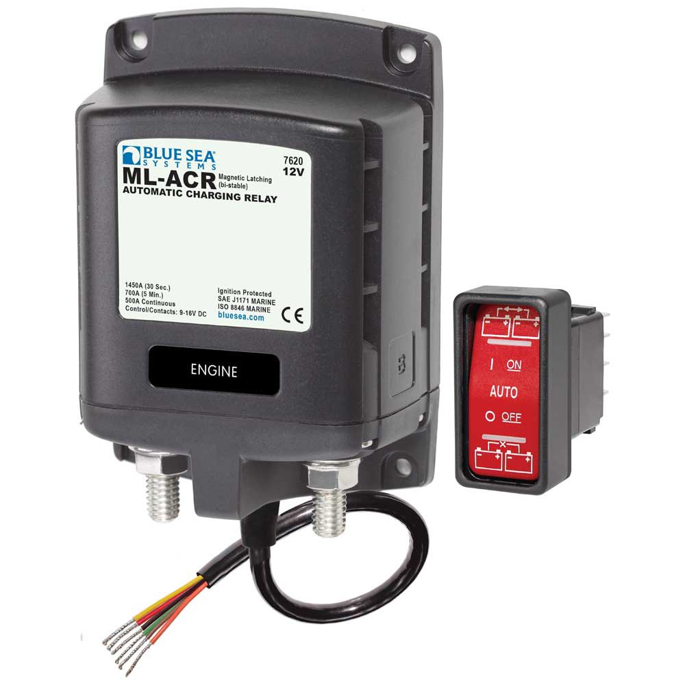 Blue Sea Systems Automatic Charging Relay 12v Isolator Schwarz von Blue Sea Systems