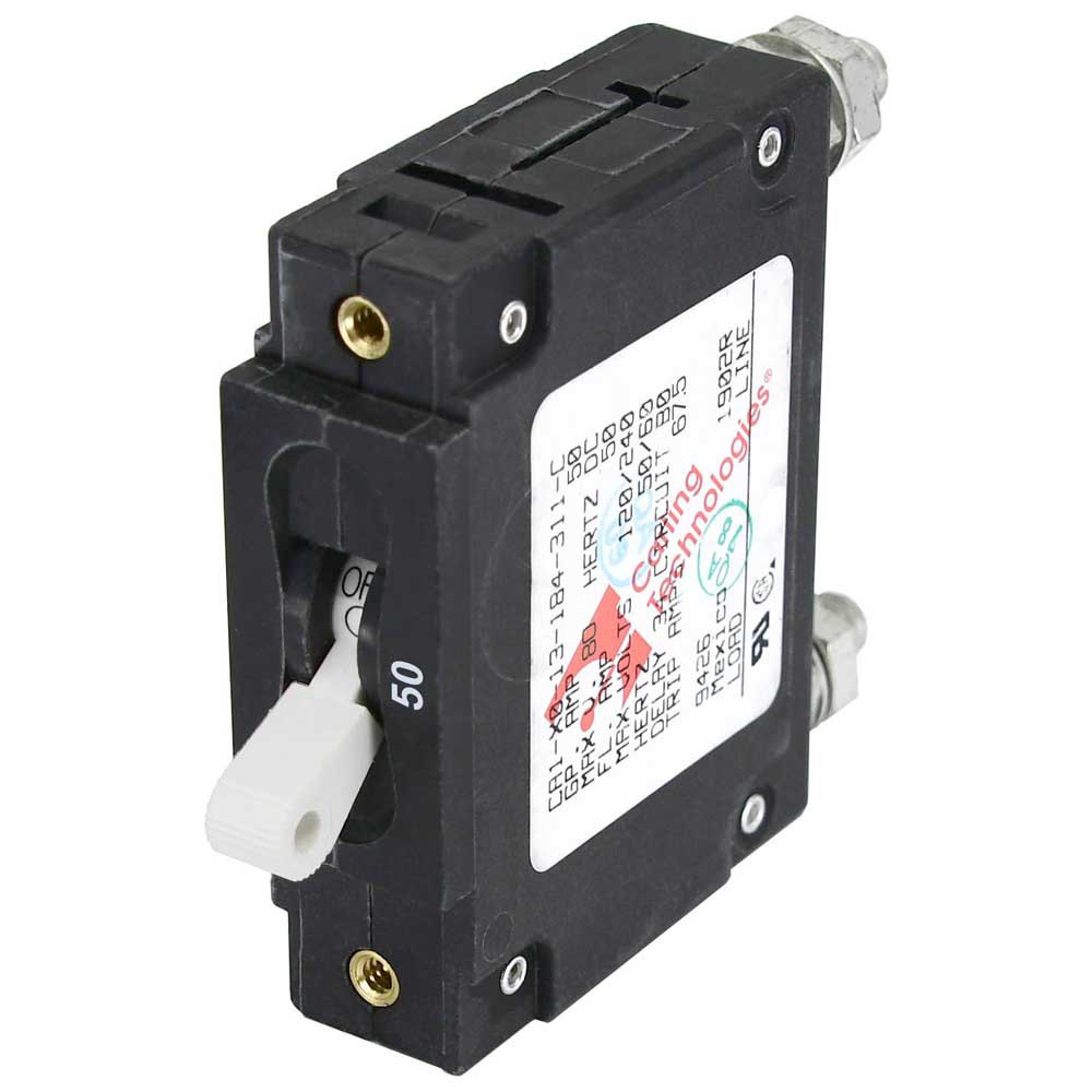 Blue Sea Systems C-series Single Pole Circuit Breaker Switch Schwarz 10 A von Blue Sea Systems