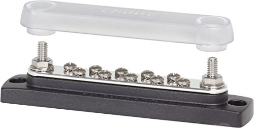 Blue Sea Systems Common Sammelschiene, 150 A, 10 Gang, mit Abdeckung Blue Sea Systems Common Sammelschiene, 150 A, 10 Gang, mit Abdeckung von Blue Sea Systems