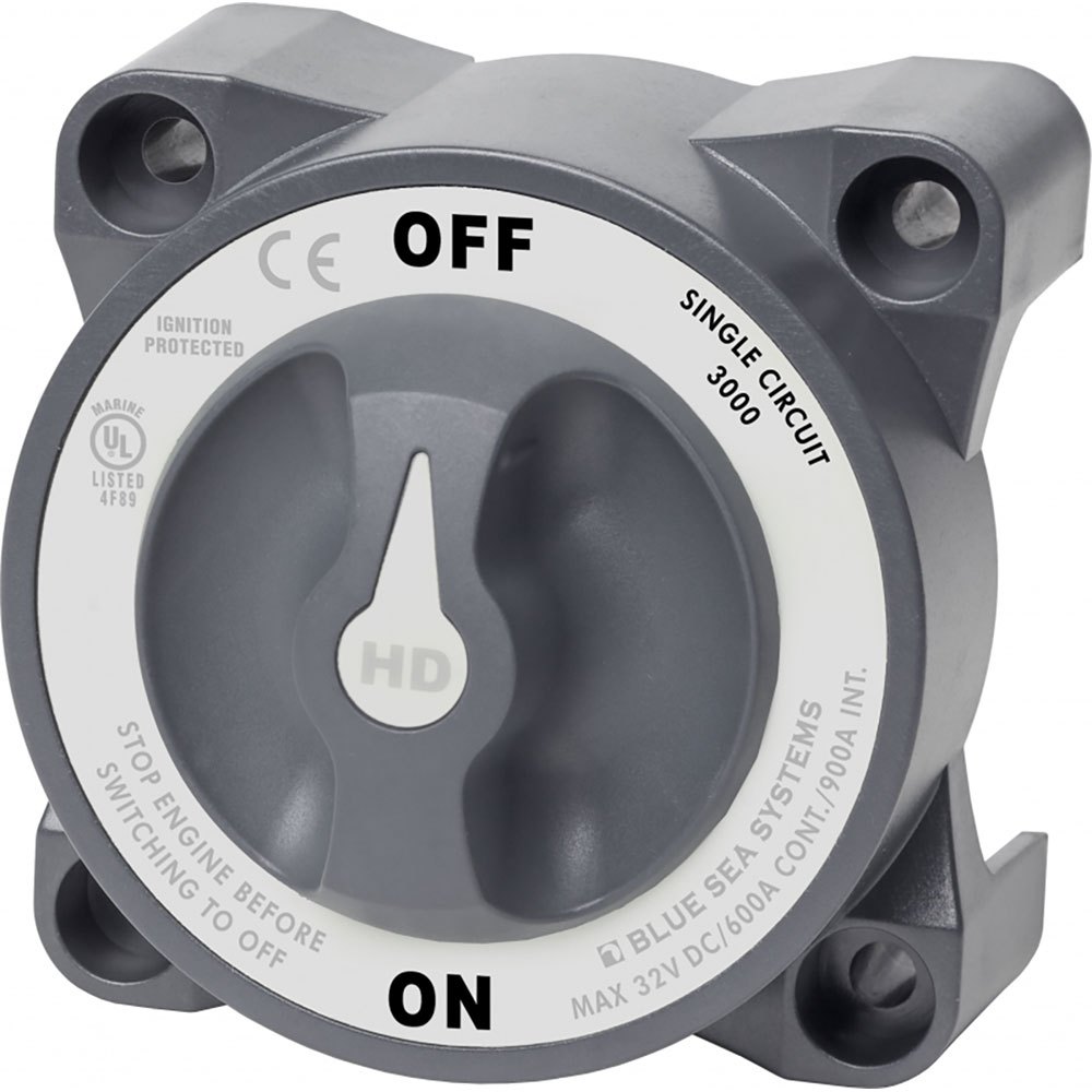 Blue Sea Systems Hd On-off Battery Switch Silber von Blue Sea Systems