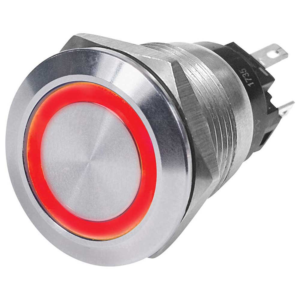 Blue Sea Systems Off-on 12v Red Led Switch Silber 10A von Blue Sea Systems