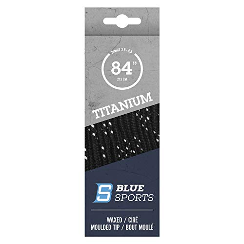 Blue Sports Schnürsenkel gewachst laces Eishockey Hockey (schwarz, 304cm / 120") von Blue Sports