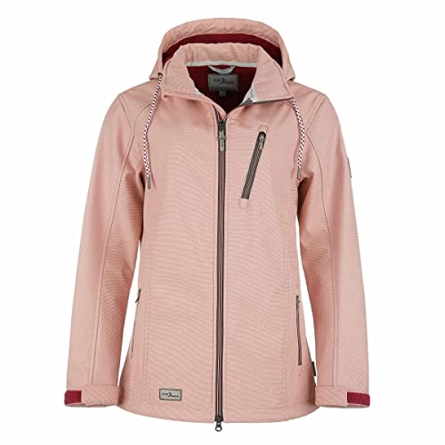 Blue-Wave Jessica Damen Softshelljacke Große Größen, Rosee, 52 von Blue-Wave