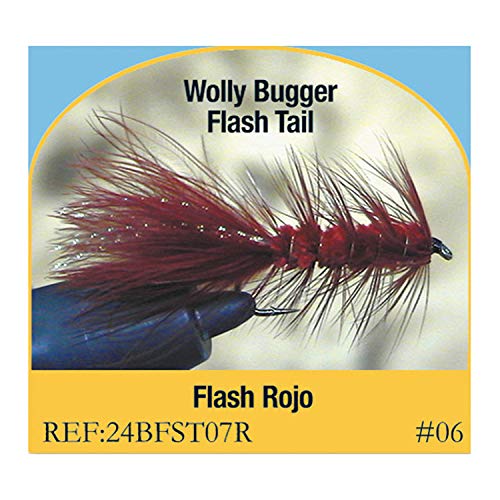 BlueFox - Wolly Bugger Flash Tail, Farbe Nâº, Größe 12 Stück von BlueFox