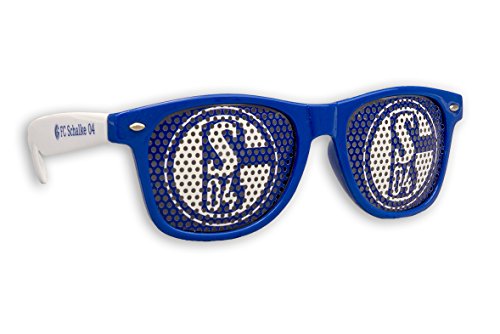 Blueprint Cologne FC Schalke 04 Sonnenbrille S04 Fanbrille Verschiedene Varianten (Doppellogo Blau) von Blueprint Cologne