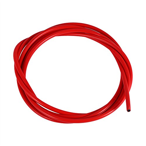 Bnineteenteam Fahrrad Bremszüge, Brake Shift Bremszug Gehäuse Schlauch Kit Fahrrad Bremszughülle für Mountainbike 2m Universal (5 Farben) (4mm-rot) Fahrt Reiten von Bnineteenteam