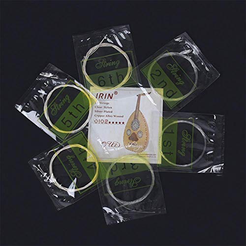 Bnineteenteam Oud Strings Nylon Clear Oud Strings für den Ersatz von Oud Strings(12 Saiten) Zubehör Für Spielinstrumente Musikinstrumentenzubehör von Bnineteenteam