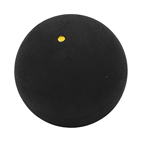 Bnineteenteam Trainings-Squashball, 37 Mm Single Dot Squashbälle Gummi-Squashschlägerbälle für Anfänger-Wettkampftraining (einzelner gelber Punkt) von Bnineteenteam