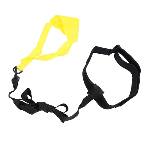 Professionelles Schwimm-Widerstands-Trainingsgürtel-Set, Verbessert Kraft und Ausdauer, Schwimmfallschirm mit Sicherheitsdesign für, Erwachsene (Yellow) von Bnineteenteam