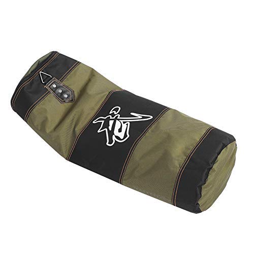 Schwerer Boxsack, Trainingsboxsack mit Kette für Erwachsene Männer Frauen (Leer) (120cm-Grün) von Bnineteenteam