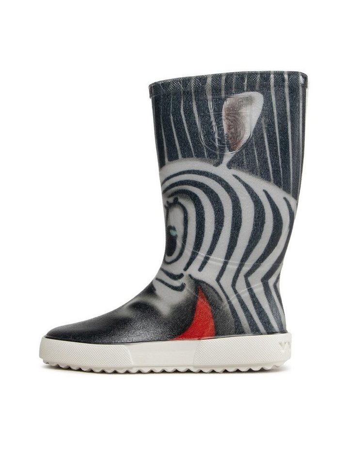 Boatilus Gummistiefel Nautic Rain Boot VAR.126 Zebra Grey Gummistiefel von Boatilus