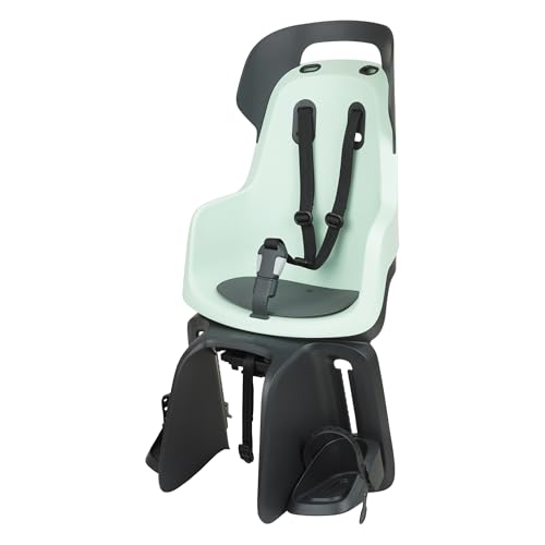 BOBIKE 8012300013 - Fahrradkinderrückbank GO Maxi mit MIK-HD Gepäckträgerhalterung für Fahrräder mit 26“ bis 29“ Laufrädern geeignet für Kinder in Farbe Marshmallow Minze von Bobike