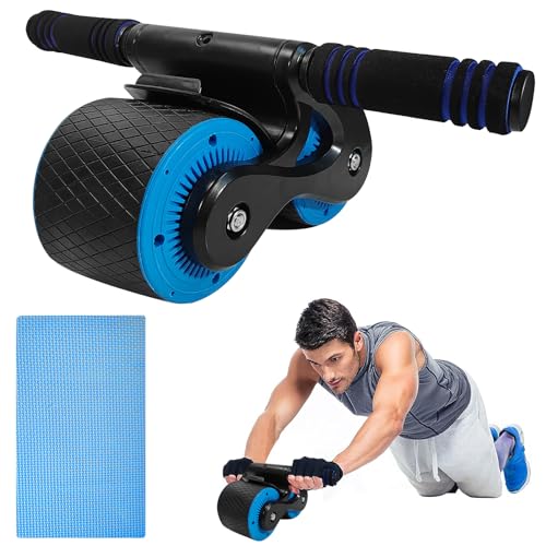 Bocguy AB Roller Bauchtrainer für Zuhause, ABS Automatisches Rebound-Bauchrad, Bauchroller Bauchmuskeltrainer, Fitnessgeräte für Zuhause, Bauch Trainingsgerät, Home Workout von Bocguy