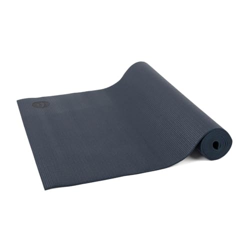 Bodhi Yogamatte Asana | Rutschfeste Übungsmatte | Schadstofffrei & Waschbar | Matte aus PVC | Fitnessmatte für Yoga, Pilates & Gymnastik | Antirutschmatte für deine Yogapraxis | Midnight Blue von Bodhi