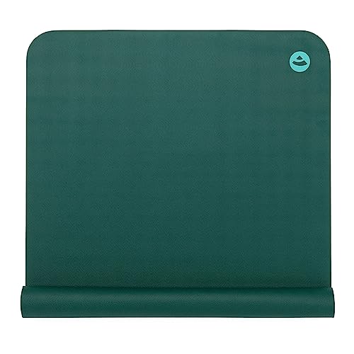 Bodhi Yogamatte ECO PRO Travel | 100% Naturkautschuk | Superleicht & Faltbar | Extrem Rutschfest | Ökologisch | Profi-Matte für Yoga & Pilates | Ideal zum Reisen | 185 x 60 x 0,13 cm | jungle-green von Bodhi