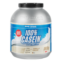 100% Casein Protein - 1800g - Vanilla Cream von Body Attack