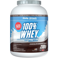 100% Whey Protein - 2300g - Chocolate Brownie von Body Attack
