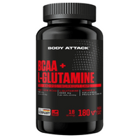 BCAA + Glutamin 12000 (180 Kapseln) von Body Attack