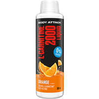 Body Attack L-Carnitine Liquid 2000 Orange - 500ml Restposten von Body Attack