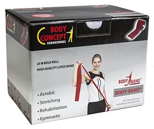Body Concept Body Band Latexgymnastikband, Schwarz, XL von Body Concept