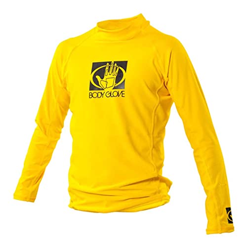 Body Glove Damen Lange Ärmel Rash Guard Shirt, gelb, 8 von Body Glove