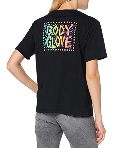 Body Glove Damen Woodcut T-Shirt Unterhemd, Schwarz, L von Body Glove