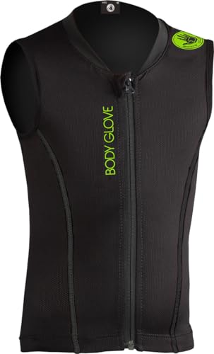 Body Glove LITE-PRO Protector Vest - Kids 001 Black/Green - 128 von Body Glove