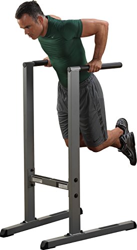 Body-Solid GDIP59 Dipständer Dip-Station Dips Barren Trizepstrainer Push Up Stand Bar von Body-Solid